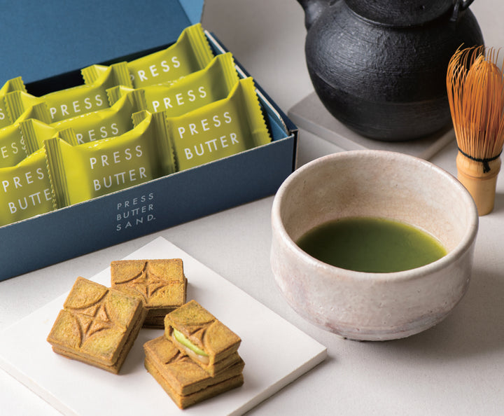 Press Butter Sand (5 pc) Uji Matcha