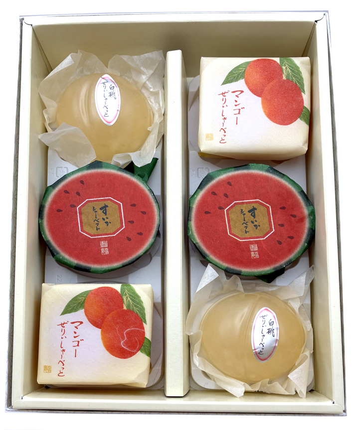 Hakuto, Mango & Watermelon Sorbet Assortment