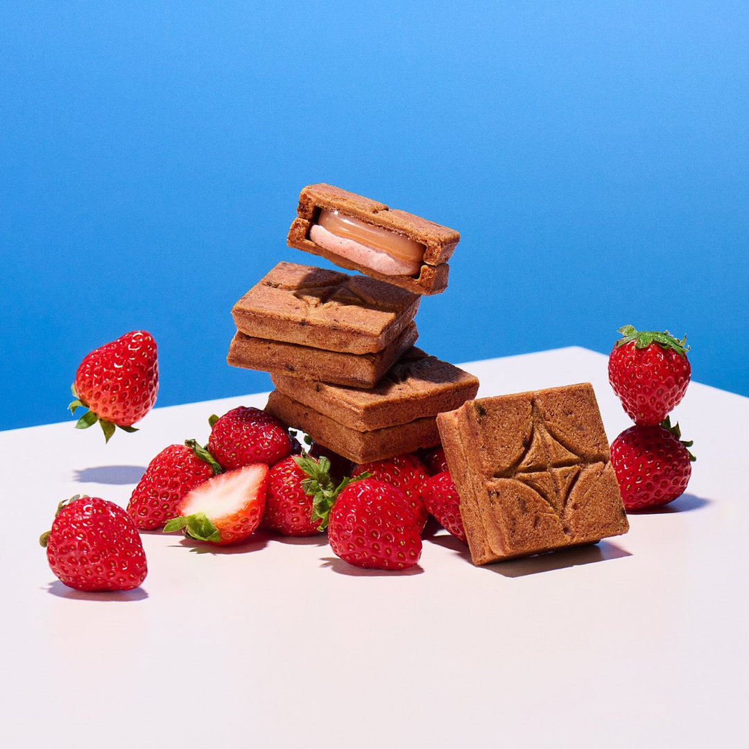 Press Butter Sand Rich Strawberry (5 pcs)